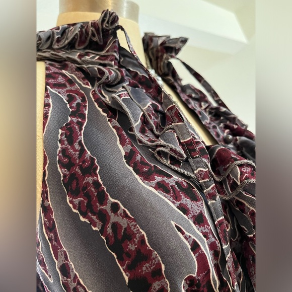 EUC M Purple Blue Dress - Picture 7 of 11